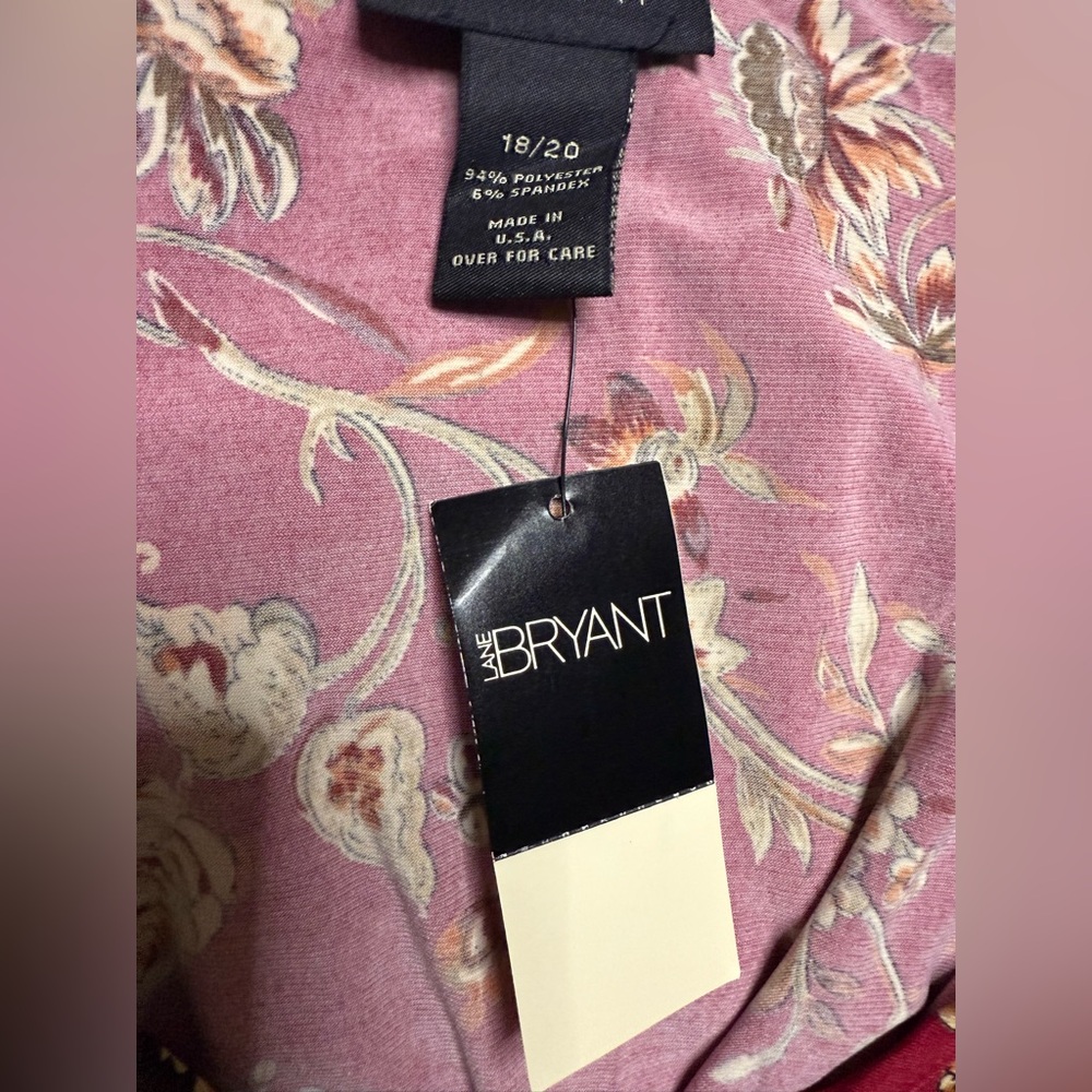 Lane Bryant Sleeveless Floral Top – Size 18/20 🌺 - Picture 3 of 4